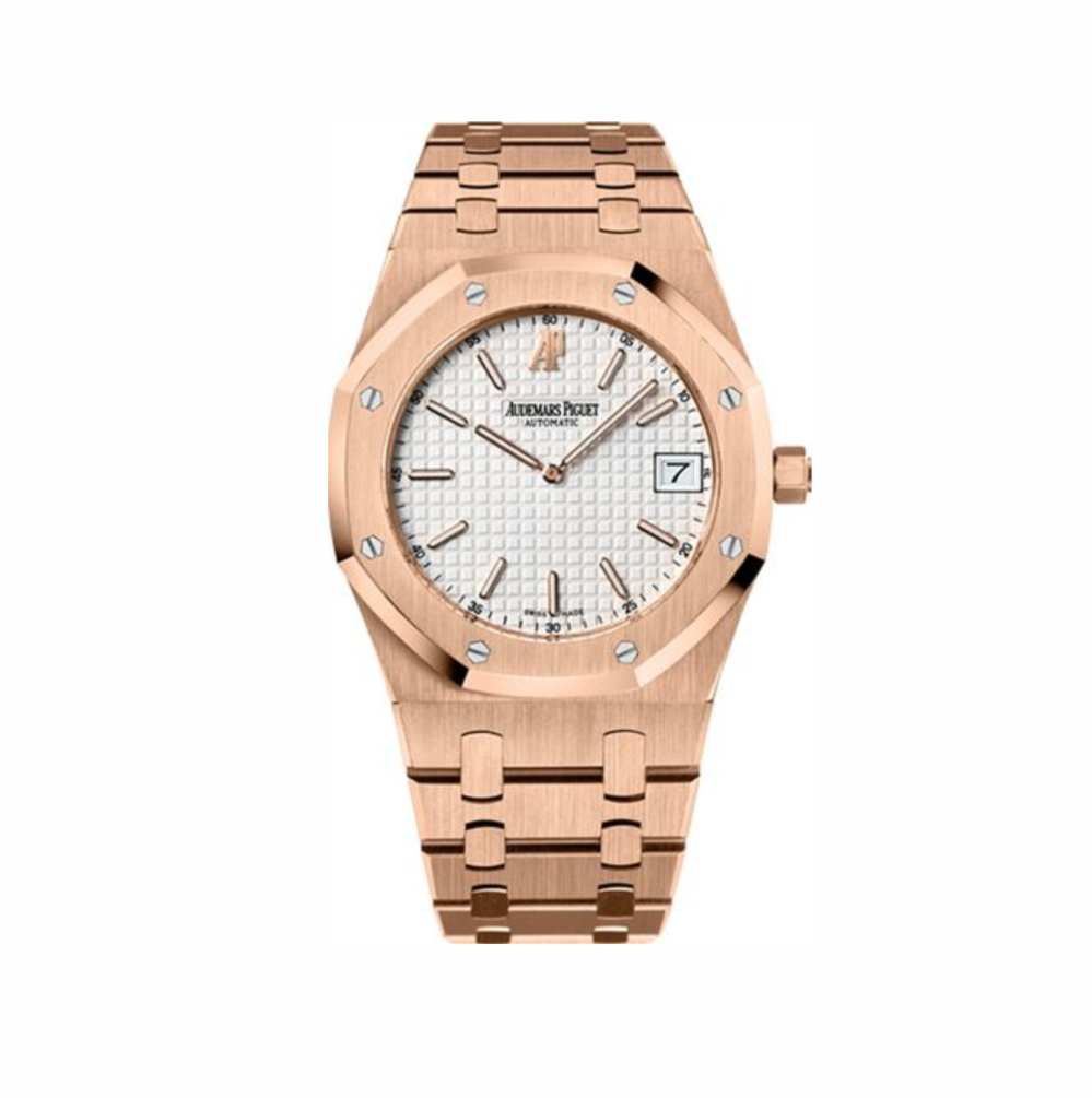 Audemars Piguet royal oak pink gold watch
