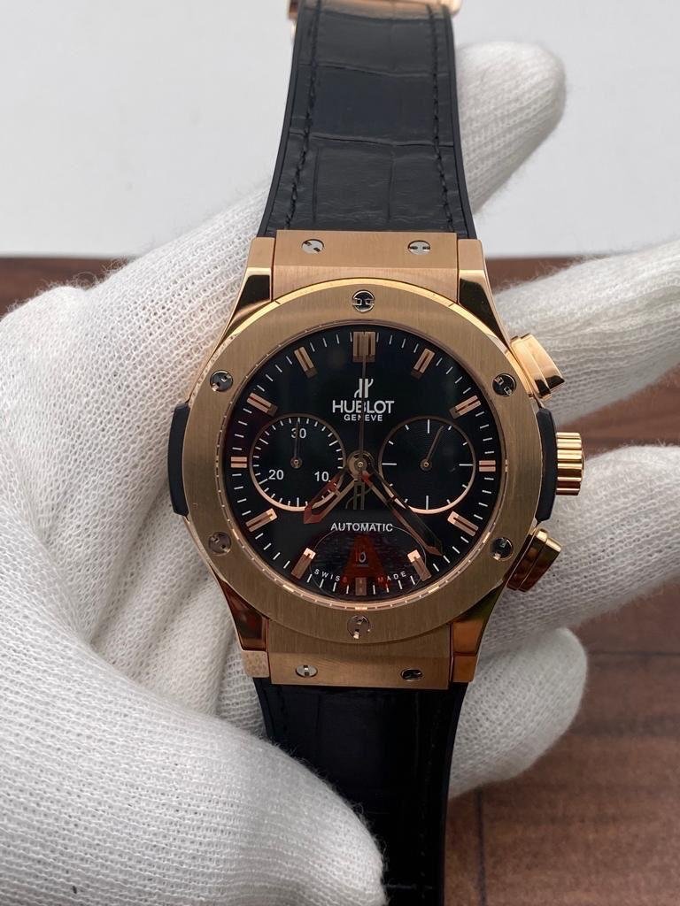 Hublot Big Bang Rose-Gold Case Swiss-ETA Automatic Movement Men's Watch.