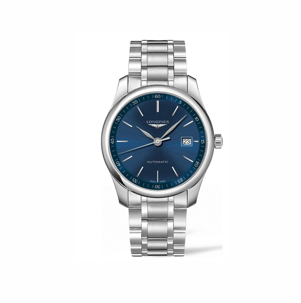 Longines Master Collection Steel Bracelet Blue Swiss Automatic Watch ...