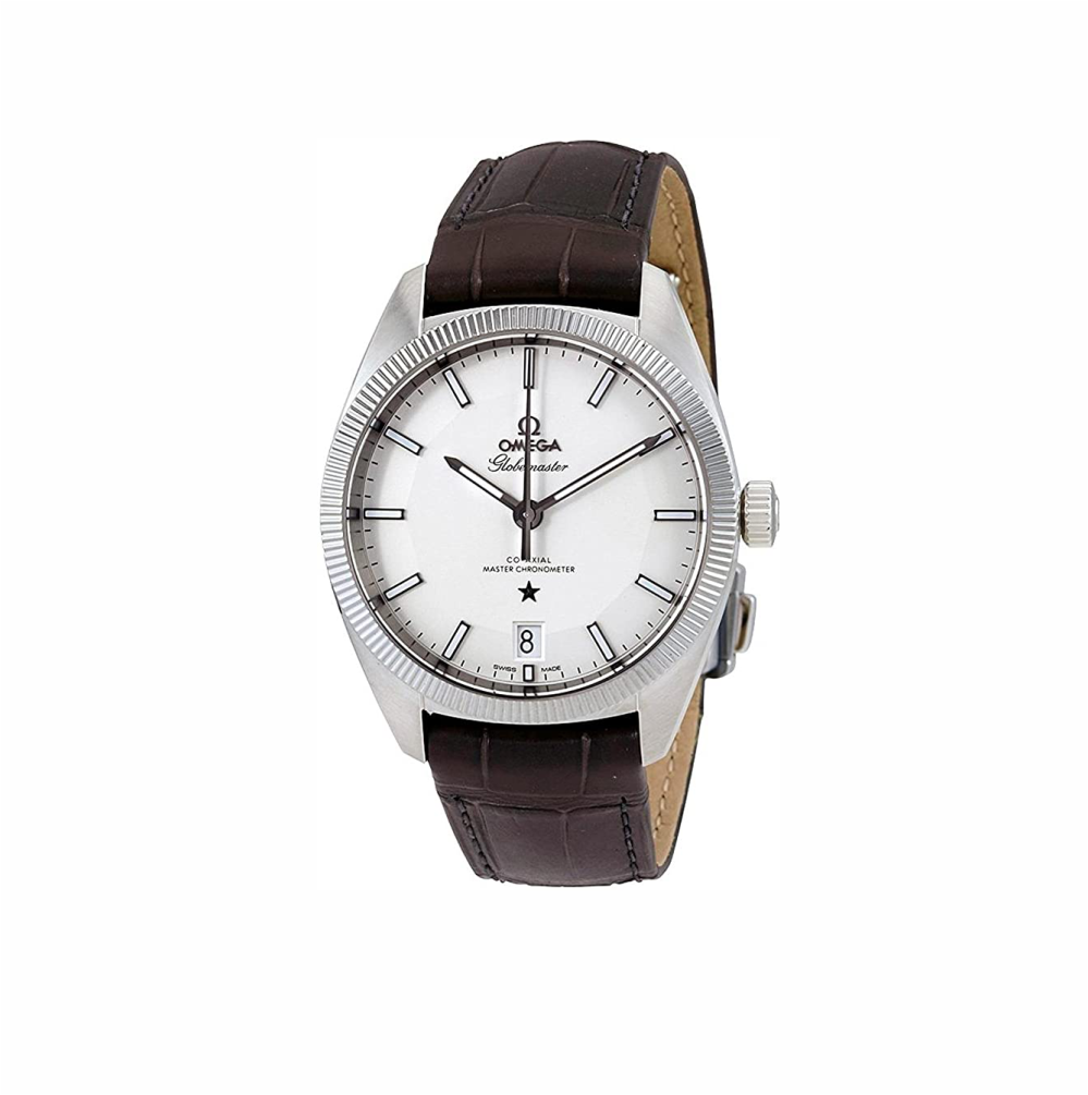 Omega Globemaster CoAxial Master Chronometer Leather Strap Watch ...