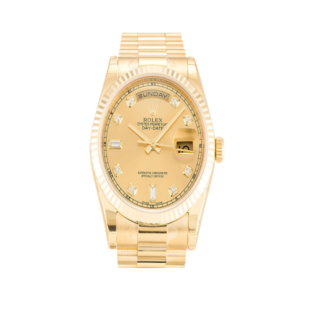 Rolex Day-Date Champagne Dial Gold watch