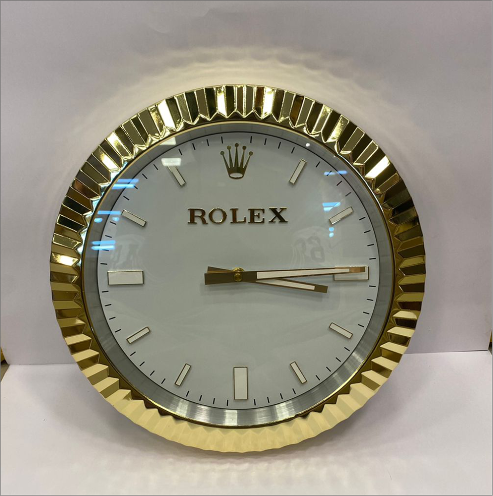 Rolex Gold Wall Clock - Swiss o watches