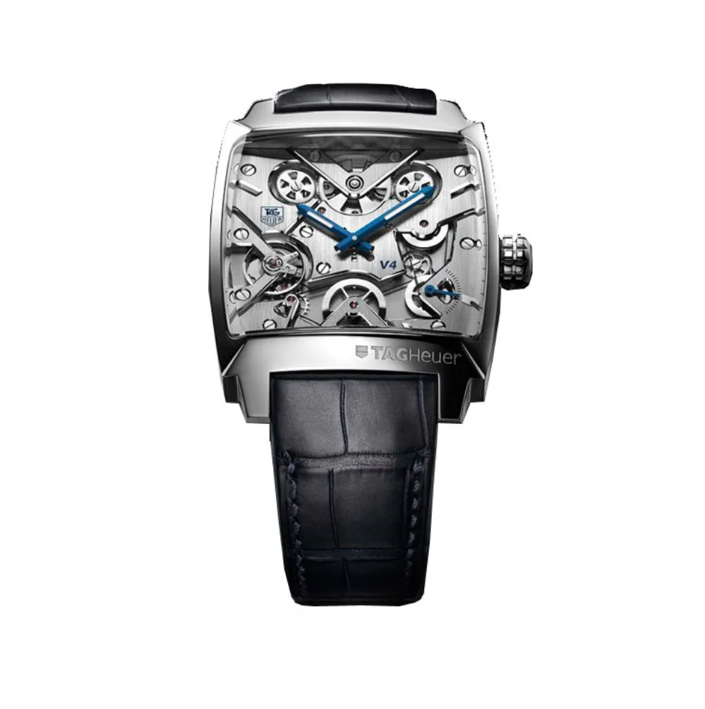 TAG HEUER MONACO V4 WHITE LIMITED EDITION WATCH