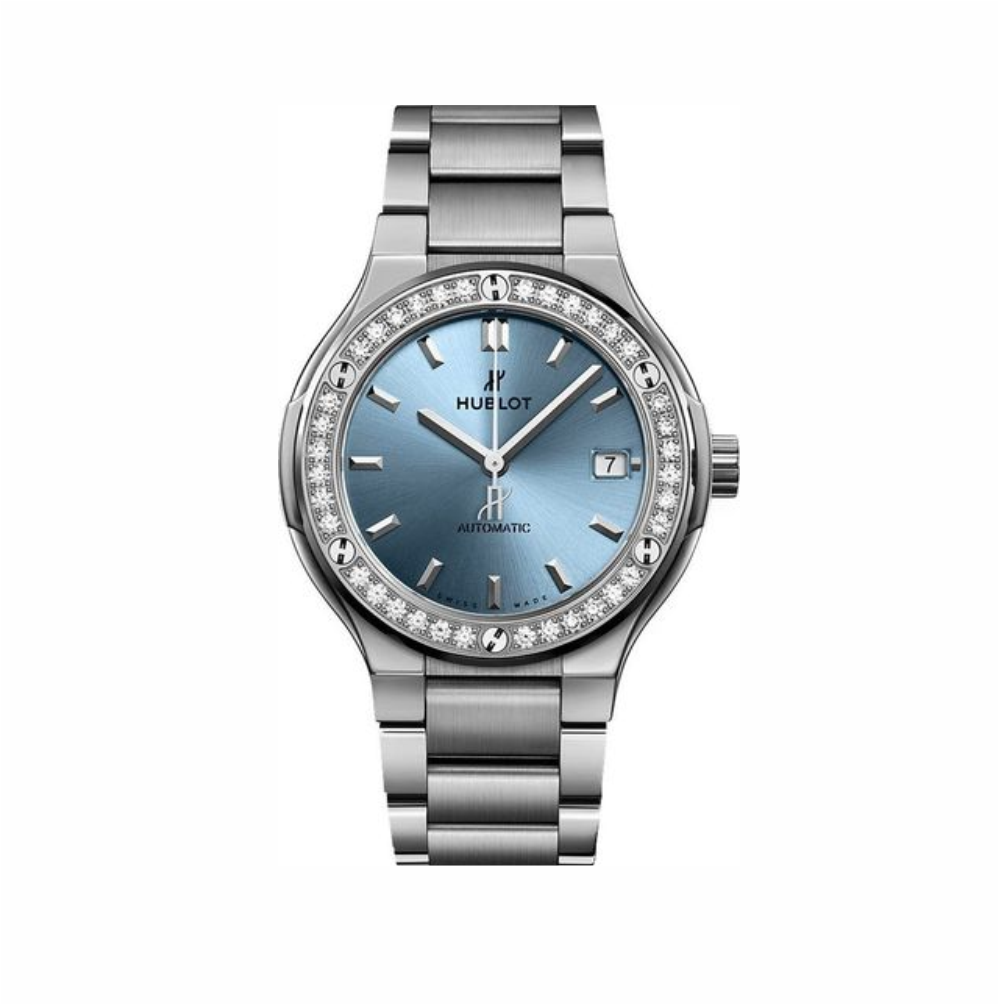 hublot Classic Fusion Diamond Bezel swiss ETA Women's Watch