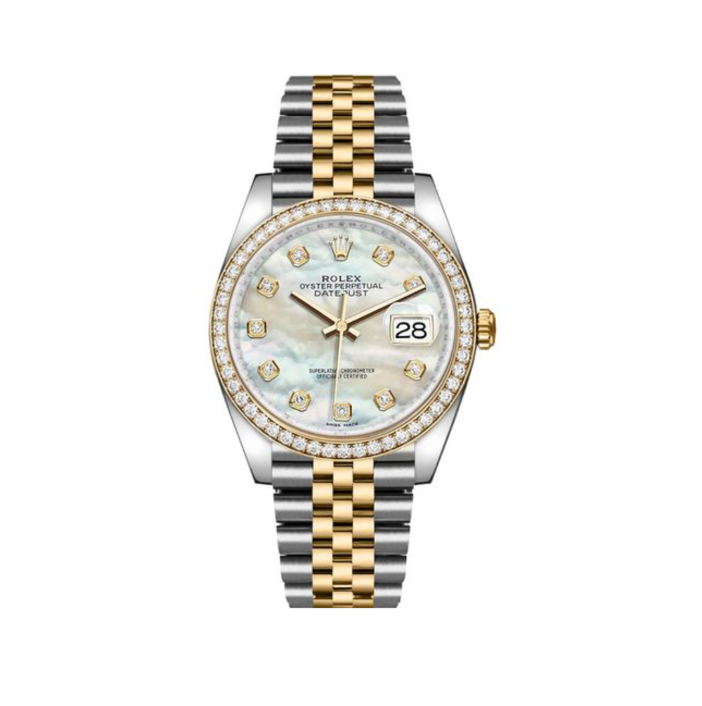 rolex Datejust Mother of Pearl Diamond Watch