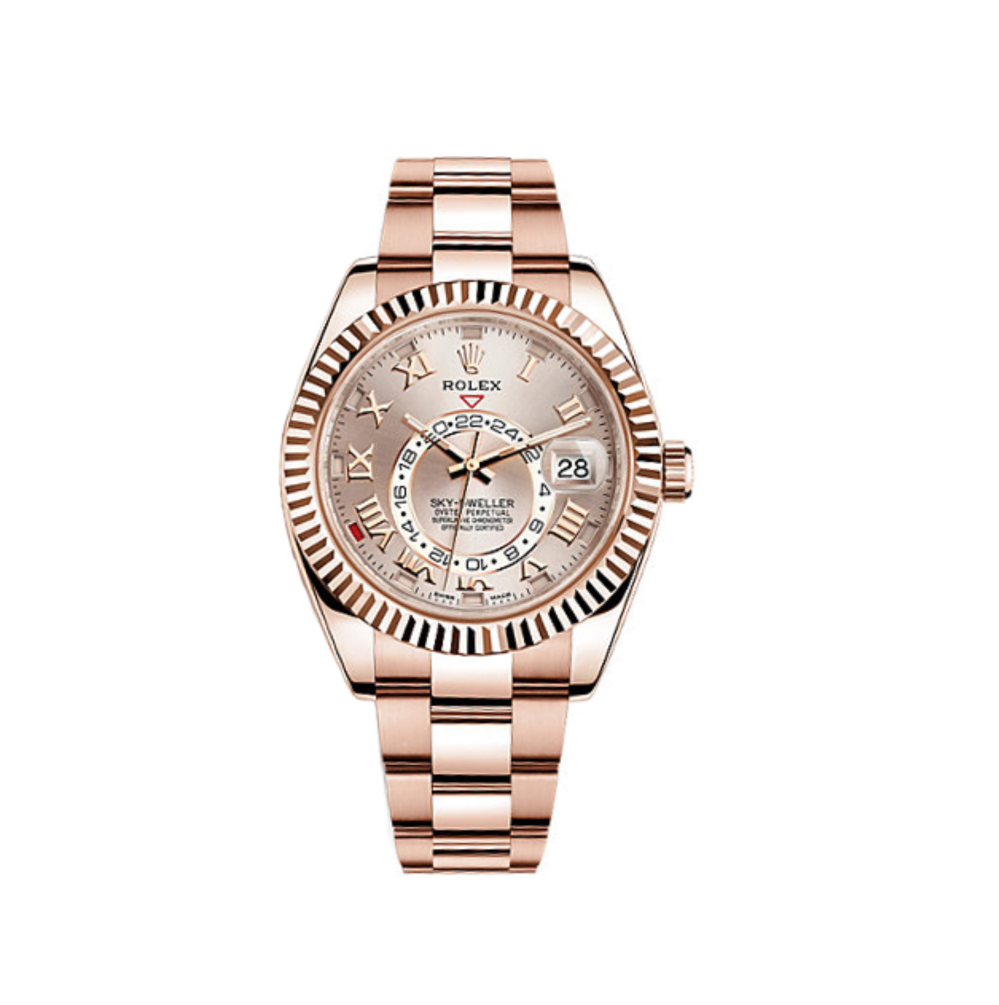 rolex Sky-Dweller Rose Gold Luxury Men's Watch